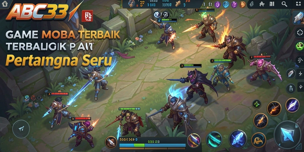 Screenshot gameplay menampilkan aksi seru dan karakter yang dinamis.