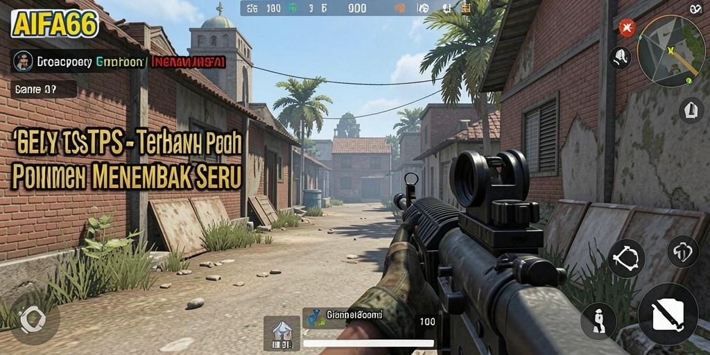 Tampilan gameplay AIFA66 yang penuh aksi dan strategi TPS.