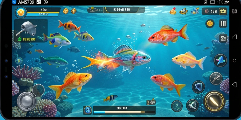 Gameplay Tembak Ikan yang seru dan menantang di AMS789.