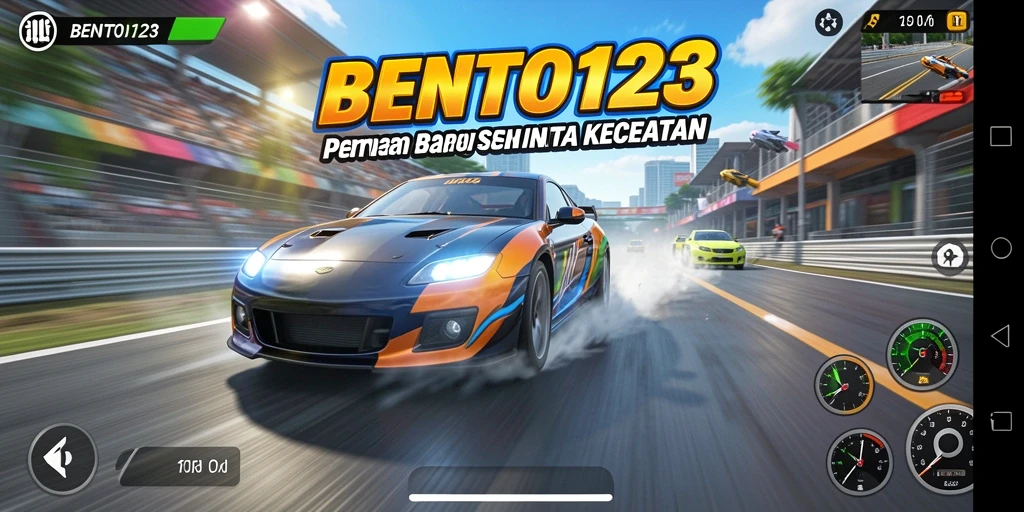 Screenshot BENTO123 menampilkan aksi balap yang mendebarkan dan grafis menakjubkan.