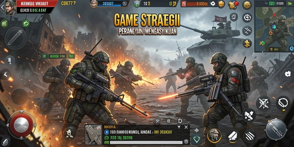 Tampilan gameplay <strong>C0077</strong> dengan aksi pertempuran yang intens.