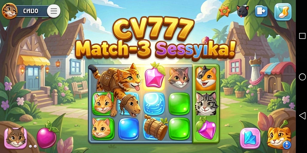 Tangkapan layar CV777 menampilkan gameplay yang seru dan penuh warna.