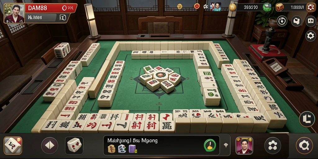 Screenshot gameplay DAM88 menampilkan tantangan Mahjong yang seru.