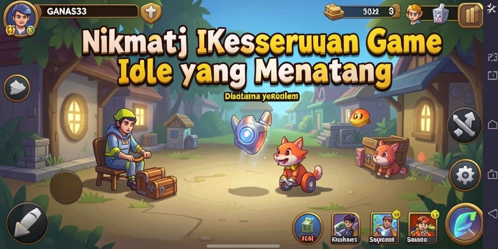 Tampilan gameplay Ganas33 yang menarik dan menghibur.