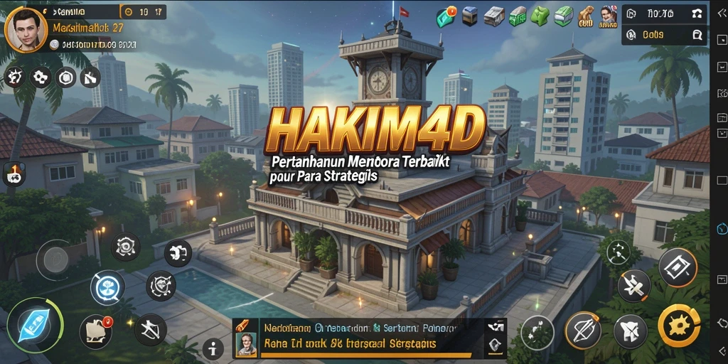 Screenshot menunjukkan aksi seru Tower Defense HAKIM4D.