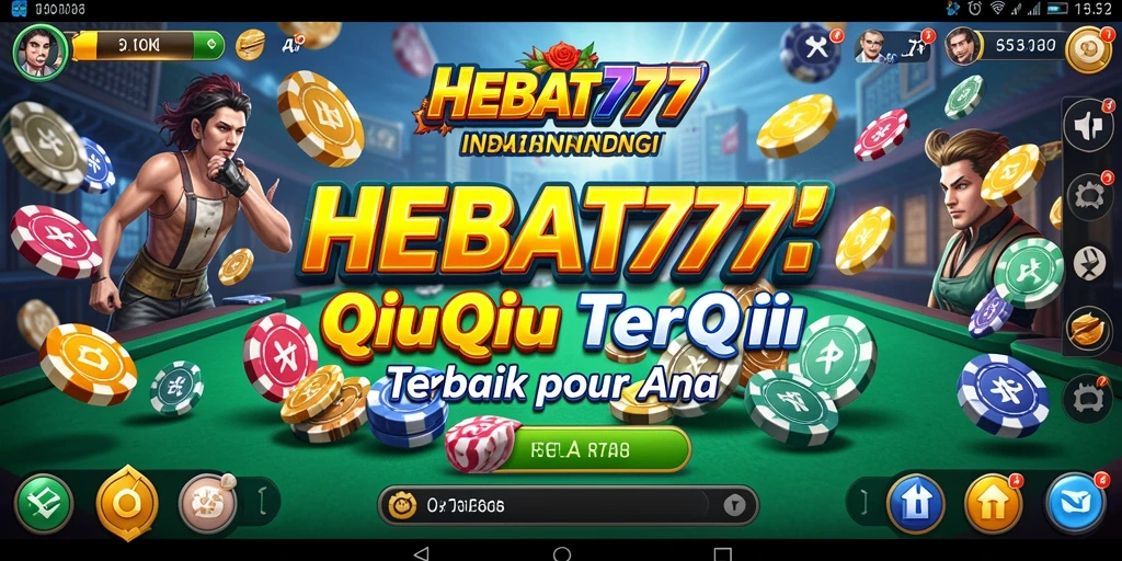 Tampilan gameplay seru QiuQiu dalam HEBAT777.