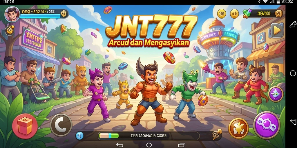 Tampilan gameplay JNT777 yang seru dan mengasyikkan.