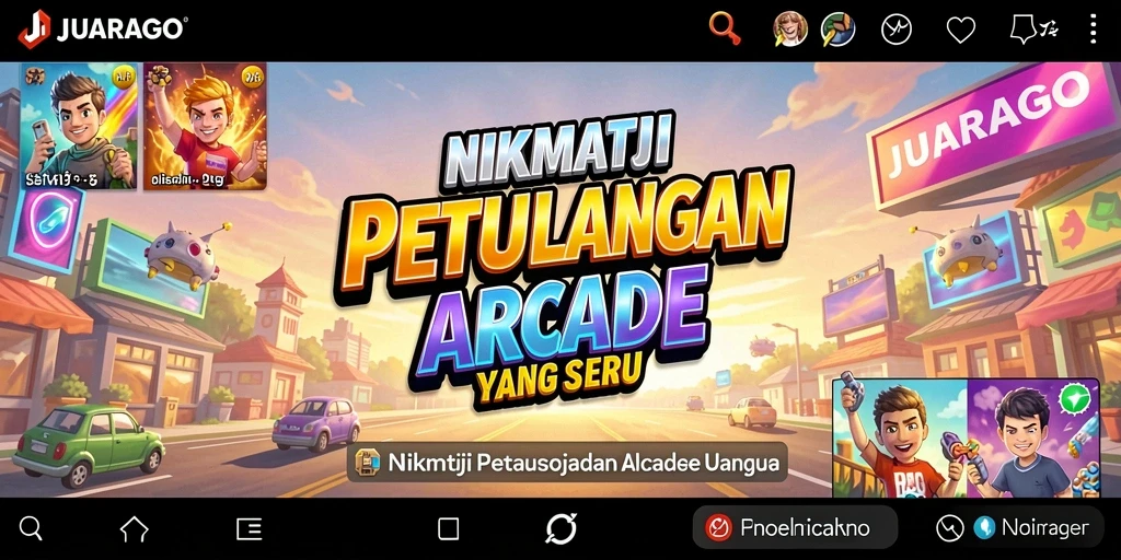 Tampilan gameplay JUARAGO yang penuh aksi dan seru.