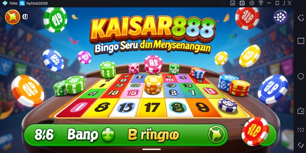 Tangkapan layar gameplay KAISAR888 yang menampilkan keseruan permainan Bingo.