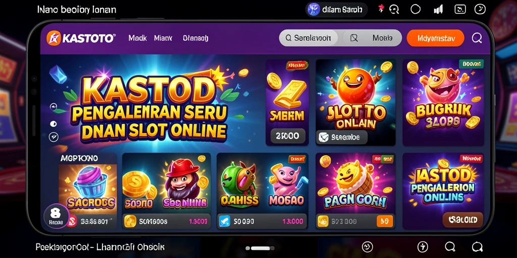Gameplay seru KASTOTO menampilkan aksi slot yang mendebarkan.