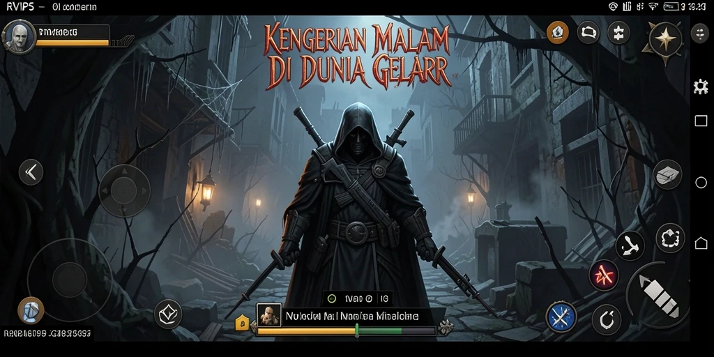 Tangkapan layar menampilkan gameplay menegangkan dari RVIP5.