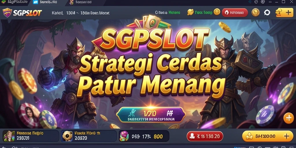 Tampilan gameplay strategis yang menarik di SGPSLOT.