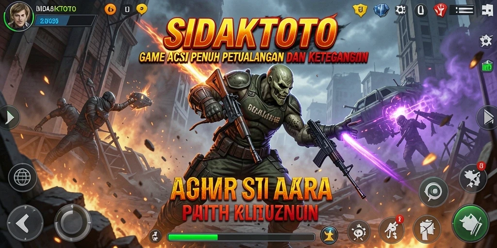 Tampilan menegangkan dari gameplay SIDAKTOTO yang penuh aksi.