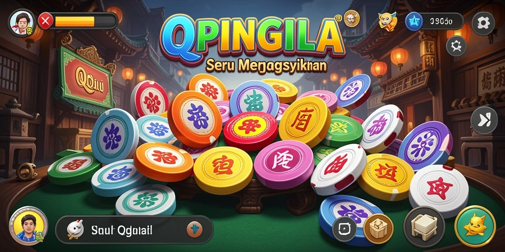 Screenshot gameplay QiuQiu SPINGILA yang menarik.