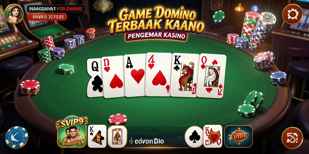 Gameplay seru dalam aplikasi Domino SVIP9 yang menghibur.
