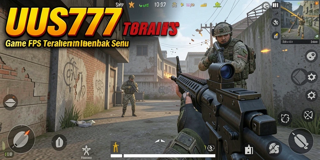 Screenshot gameplay UUS777 yang menampilkan aksi mendebarkan di medan perang.