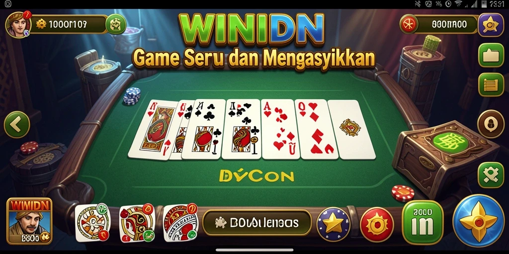 Gambaran gameplay WINIDN yang seru dan interaktif.
