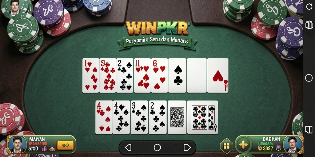 Tampilan gameplay WINPKR yang menarik dan interaktif.